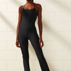 A&F YPB sculptLUX Flare One Piece Workout Set